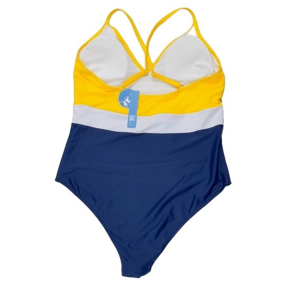 CUPSHE Active Swim Women's Polyester One Piece Multicolor Built In Bra Size XXL - Picture 6 of 9